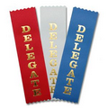 1-5/8"x6" Vertical Stock Title Ribbon (DELEGATE)